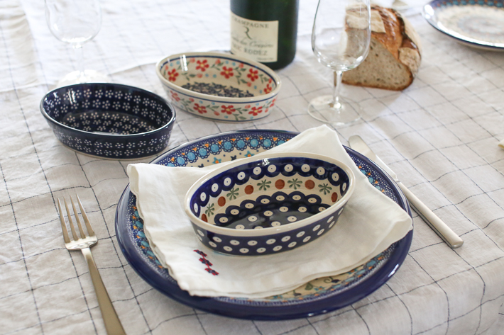 グラタン皿,オーブン皿,ポーランド陶器,耐熱皿,キャセロール