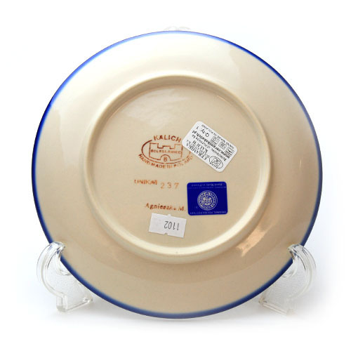 ポーランド陶器 プレートφ19cm
