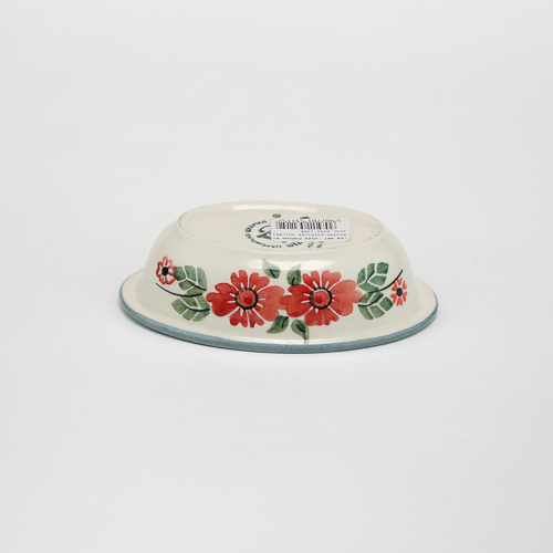 ポーランド陶器　オーブン皿・オーバル・ミニ