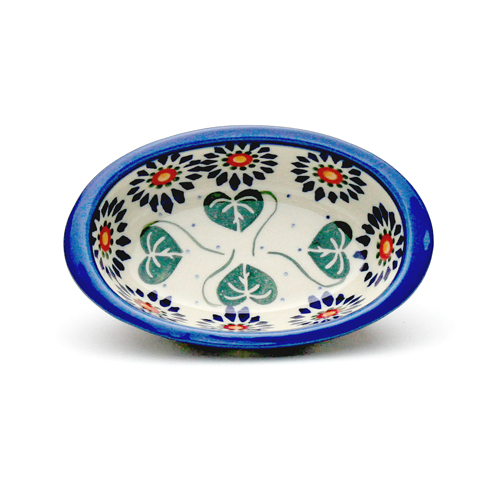 オーブン皿・オーバル（ミニ）ポーリッシュポタリー(ポーランド食器)