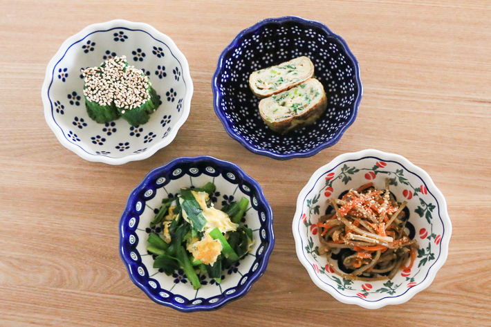 菊鉢φ12cm-ポーリッシュポタリー(ポーランド食器)