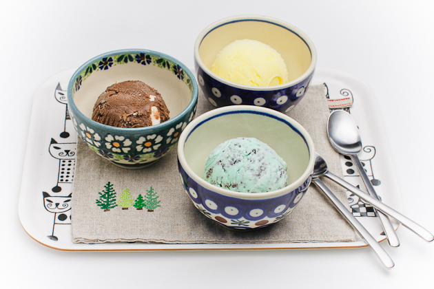 ポーリッシュポタリー　ポーランド食器　アイスクリームカップ アイスクリーム ケルセン- 愛らしい陶器ポーリッシュポタリー