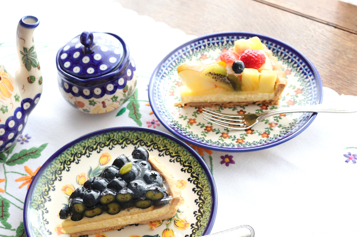 平皿(φ19cm)ポーリッシュポタリー(ポーランド食器) 平皿(φ19cm)ポーリッシュポタリー(ポーランド食器)