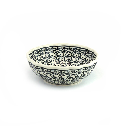ポーランド陶器 菊鉢φ12cm