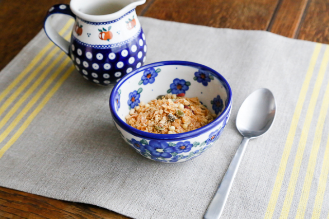 ポーランド陶器　ボウルφ13cmフラット