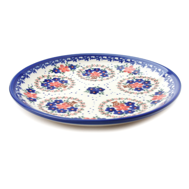 ポーランド陶器　皿φ19cm