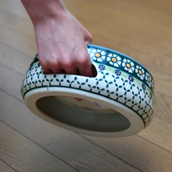 ポーランド陶器　ペットボウル