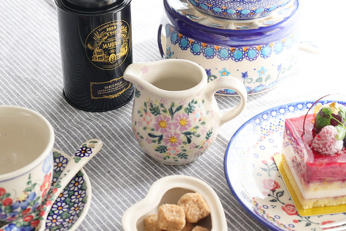 ポーランド食器 クリーマー・ポーリッシュポタリー(ポーランド食器)