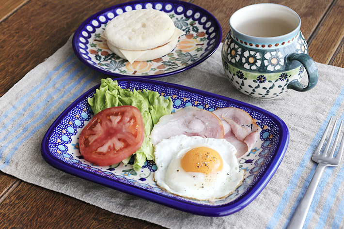 長方形盛皿Sポーリッシュポタリー(ポーランド食器) 長方形盛皿Sポーリッシュポタリー(ポーランド食器)