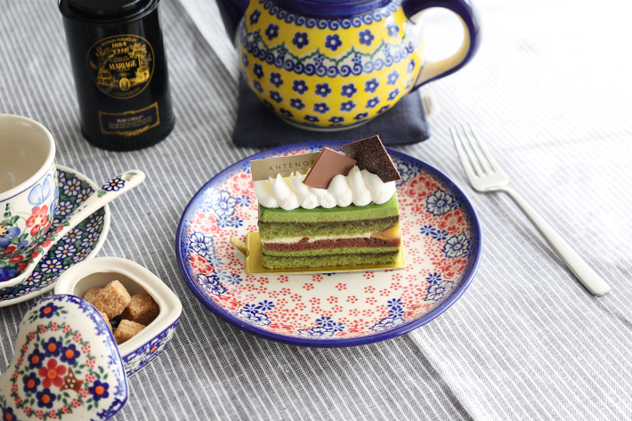 平皿φ19cm・ポーリッシュポタリー（ポーランド食器）