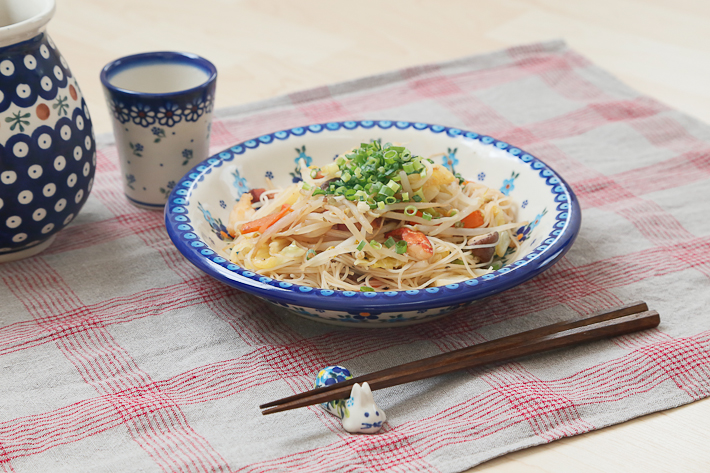 ポーランド陶器 パスタ皿イメージ