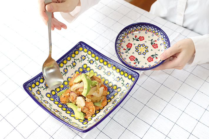 大鉢（盛皿）ポーリッシュポタリー(ポーランド食器)