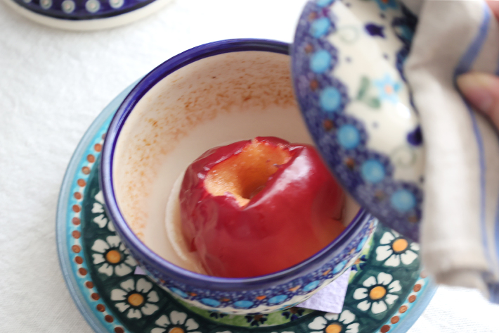 りんごポット・ポーリッシュポタリー(ポーランド食器)