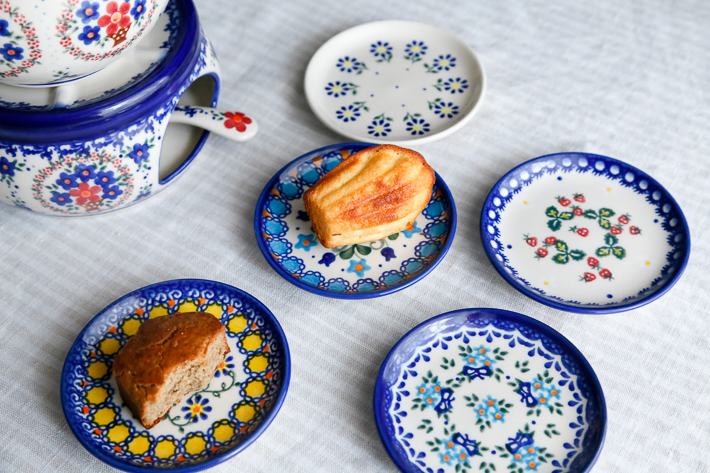 平皿（φ10cm）ポーリッシュポタリー(ポーランド食器)