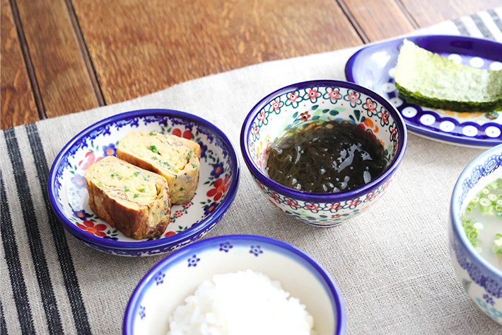 銘々皿・ポーリッシュポタリー(ポーランド食器)