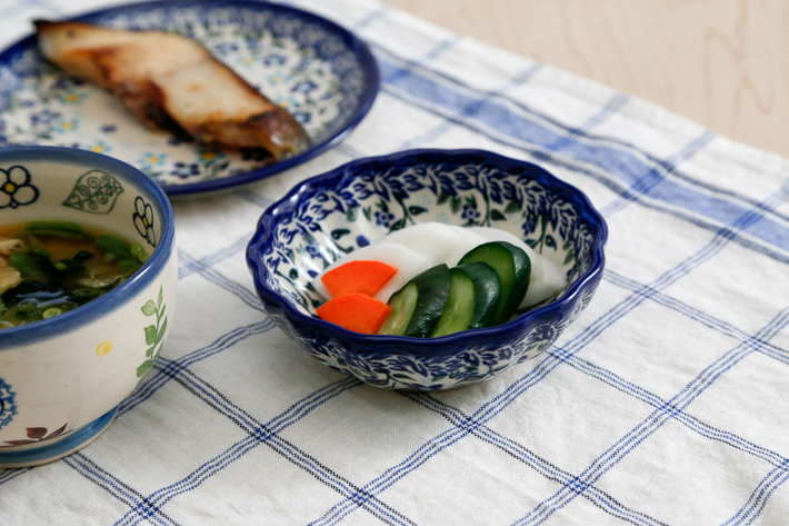 菊鉢φ16cm・ポーリッシュポタリー（ポーランド食器）