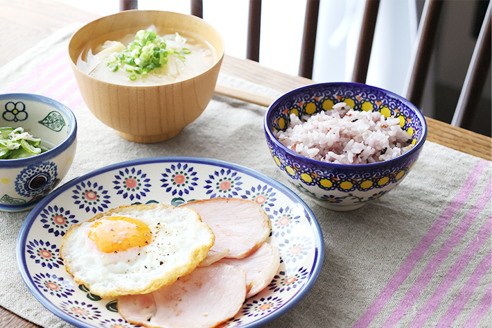 平皿（φ19cm）ポーリッシュ・ポタリー（ポーランド食器）