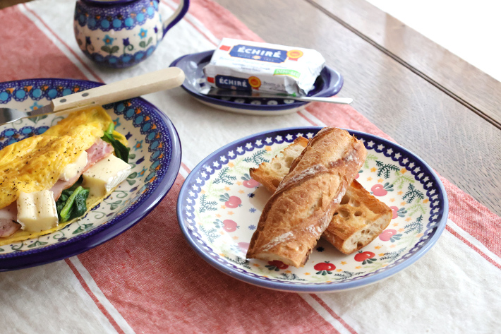 ポーランド陶器 平皿φ19cm