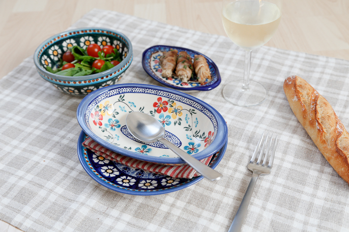 ディナープレートφ26cmポーリッシュポタリー(ポーランド食器)