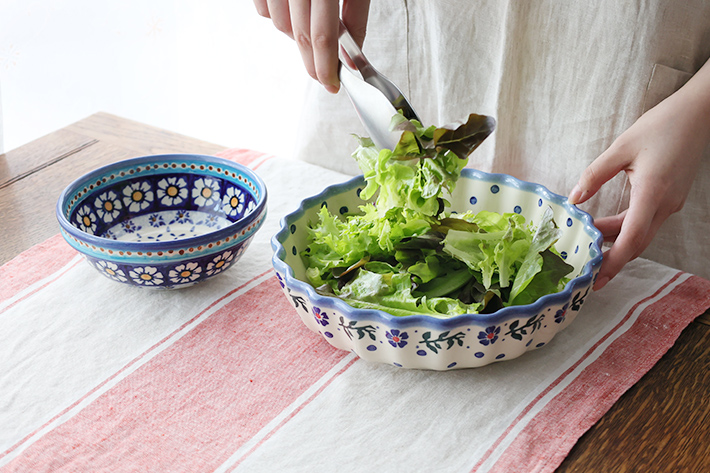 ポーリッシュポタリー ボウル 4点セット ポーランド食器 ボウル−ポーリッシュポタリー(ポーランド食器)