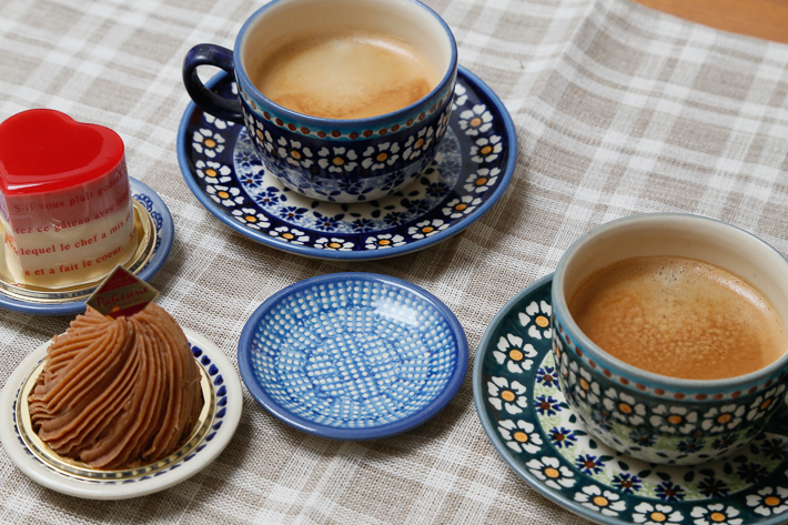 ポーランド陶器　平皿φ9cm