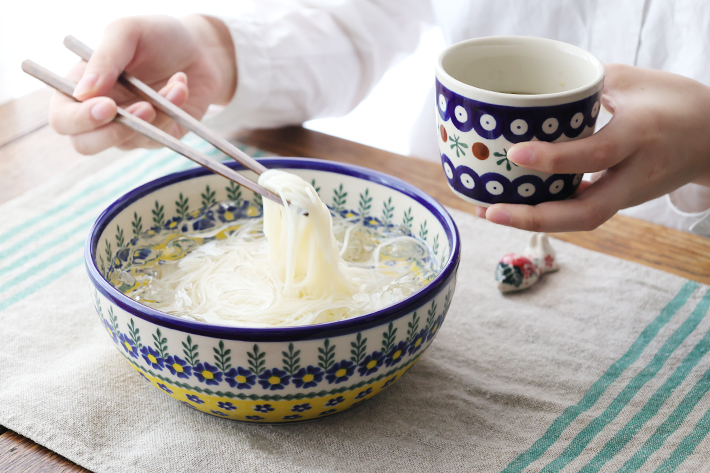 そば猪口・ポーリッシュポタリー(ポーランド食器)