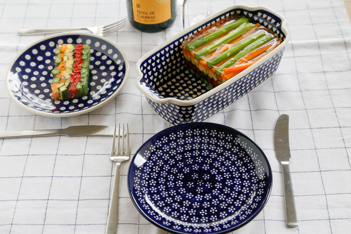 ポーランド陶器　平皿