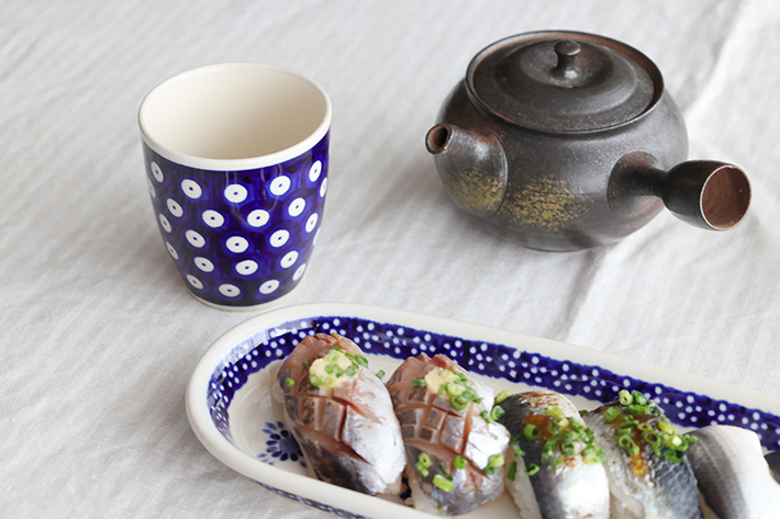 カップ(大・持ち手なし)ポーリッシュポタリー(ポーランド食器)